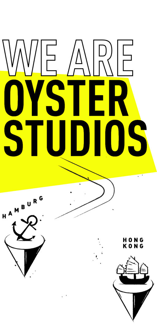 Oyster landing page - We are Oyster Studios (mobile view)
